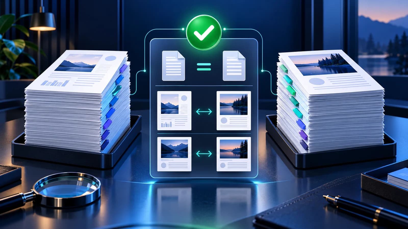 Source and rotated PDF compared at a verification checkpoint