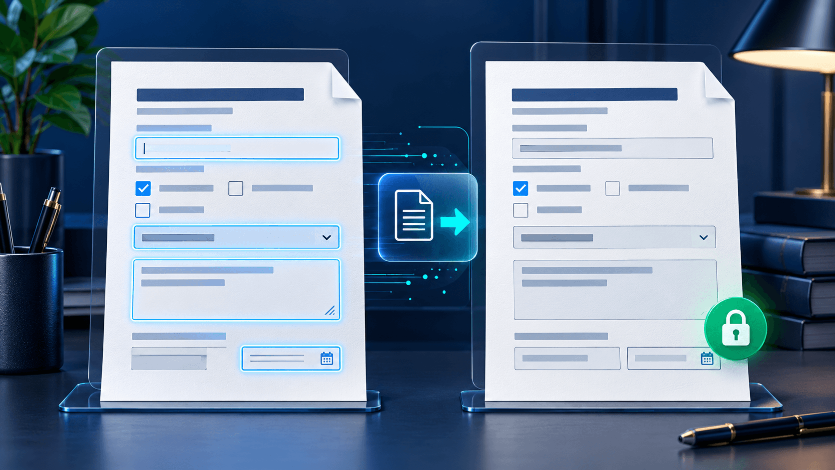 Interactive PDF form becoming a fixed non-editable document